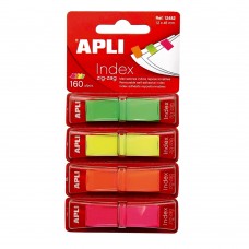 Index Apli Pop-Up 4 culori Neon 12x45mm 4x40 file