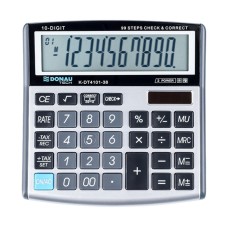 Calculator DONAU TECH 10 digits display dim 136x134x28 mm Si