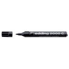 Marker Edding 2000 permanent varf rotund 1.5-3mm negru