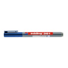 Marker Edding 361 pentru tabla varf 1 mm albastru