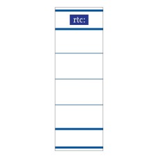 Etichete biblioraft RTC alb 45x142mm carton 250gmp 20buc/um