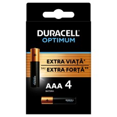 Baterii Duracell Optimim AAA 4buc Blister