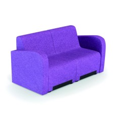 Canapea 2 locuri Rubico BR102 tapiterie stofa violet